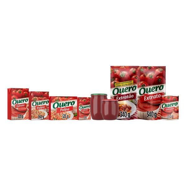 Pack Com 48 Extratos De Tomate Quero Tetra Pack 130g Imagem de Pack Com 48 Extratos De Tomate Quero Tetra Pack 130g