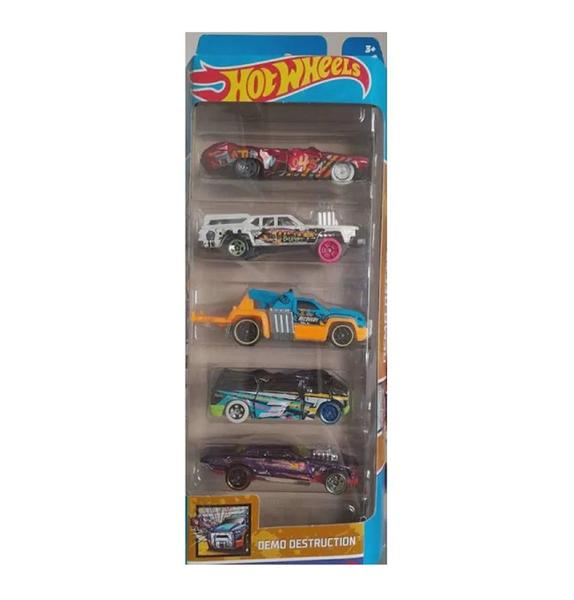 Imagem de Pack com 5 Hot Wheels HW Demo Destruction HLY71 - Mattel (40769)