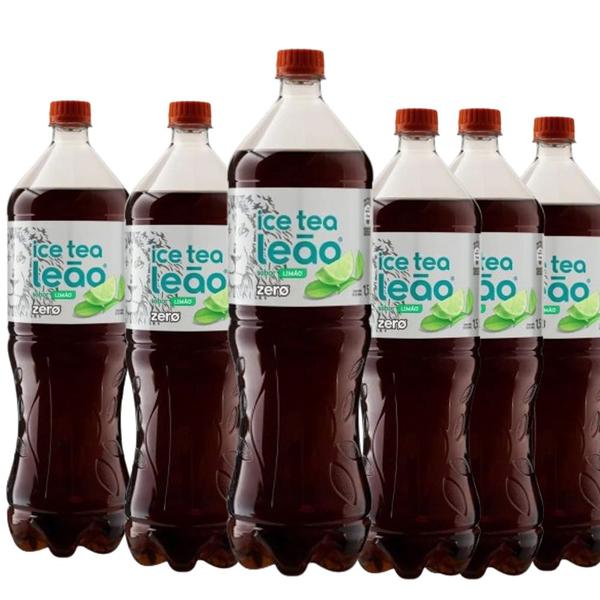 Imagem de Pack com 6 Chá Ice Tea Limão Zero 1,5l