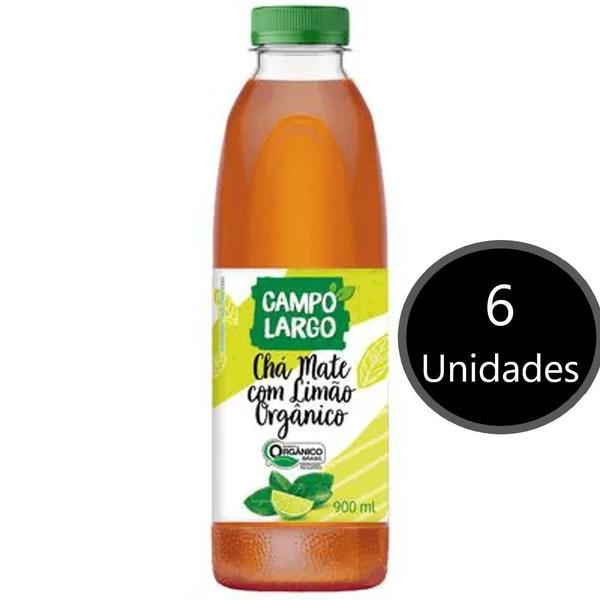 Imagem de Pack Com 6 Chá Mate com Limão Orgânico Campo Largo 900ml