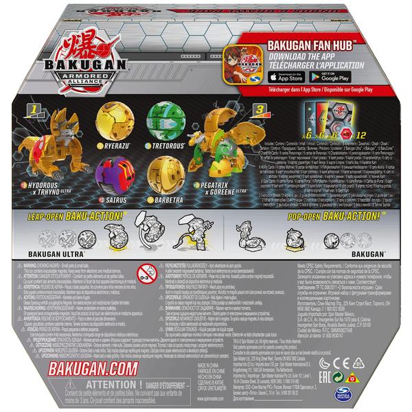 Imagem de Pack de Bakugan Armored Alliance Unbox & Brawl c/6 excls. p/crianças 6+ - Excl. Amazon