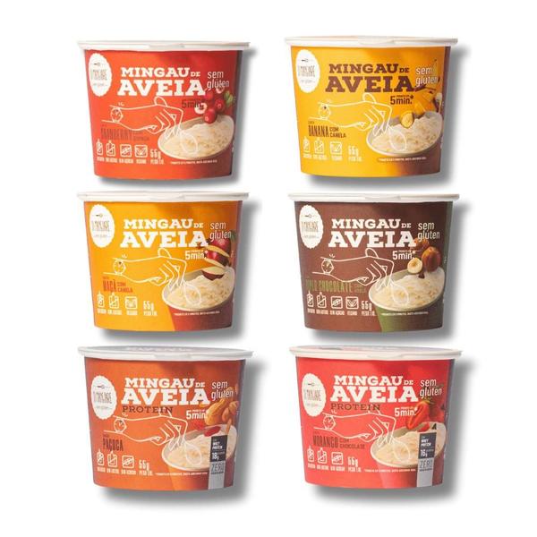 PACK DEGUSTAÇÃO 6 UNIDADES Mingau de Aveia (pronto em 05 minutos) - Di Mangiare Imagem de PACK DEGUSTAÇÃO 6 UNIDADES Mingau de Aveia (pronto em 05 minutos)
