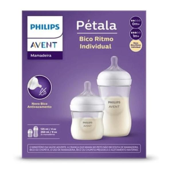 Imagem de Pack Duplo Mamadeiras Pétala 125ml e 260ml SCD838/26 Avent