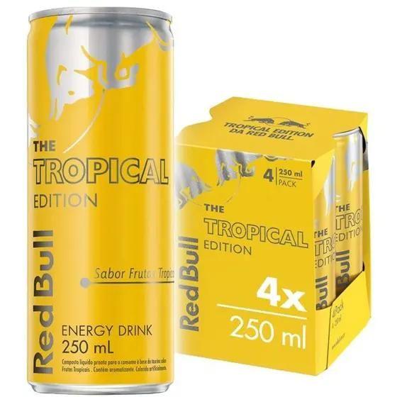 Imagem de Pack Energético Red Bull Frutas Tropicais Lata C/4 Un 250ml