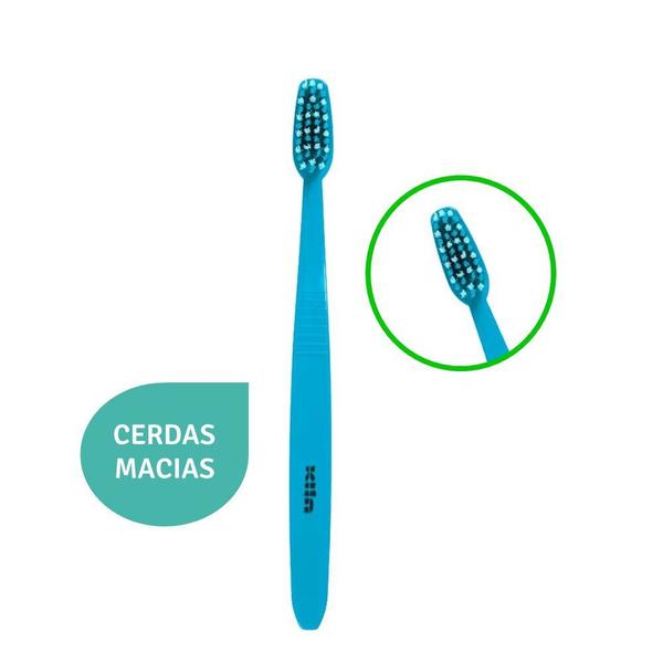 Imagem de Pack Família 4 Escova de Dentes Cerdas Macias Basic Soft Klin