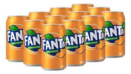 Imagem de Pack Fanta Laranja Original Lata 350ml 12 Unidades