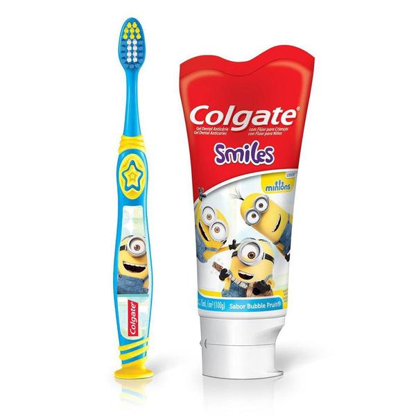 Imagem de Pack Smiles Escova de Dente e Creme Dental Infantil Colgate Smiles 100g