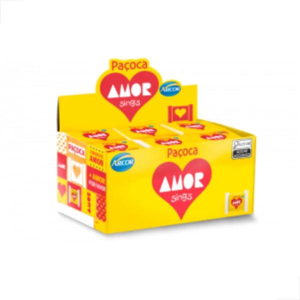 Paçoca Amor Sings 540GR C/30U Arcor Imagem de Paçoca Amor Sings 540GR C/30U Arcor