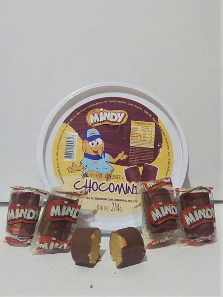 Paçoca com Chocolate 270G Chocomindy - Doces Mindy Imagem de Paçoca com Chocolate 270G Chocomindy - Doces Mindy