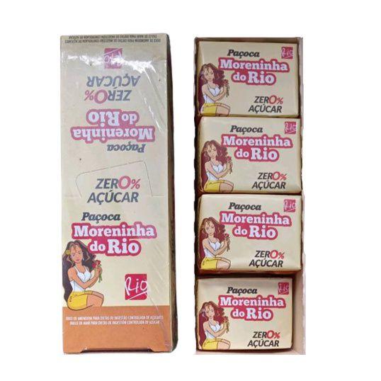 Paçoca Diet Zero Açucar Moreninha Do Rio Com 12 Unidades Imagem de Paçoca Diet Zero Açucar Moreninha Do Rio Com 12 Unidades