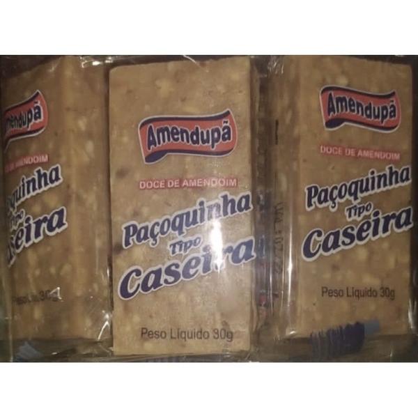 Paçoca Paçoquinha Caseira 30g C/50 Unids - Amendupã Imagem de Paçoca Paçoquinha Caseira 30g C/50 Unids - Amendupã