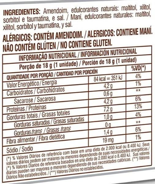 Paçoca rolha exclusiva original zero açúcar 102g - ( 06 und) - DaColônia Imagem de Paçoca rolha exclusiva original zero açúcar 102g - ( 06 und)