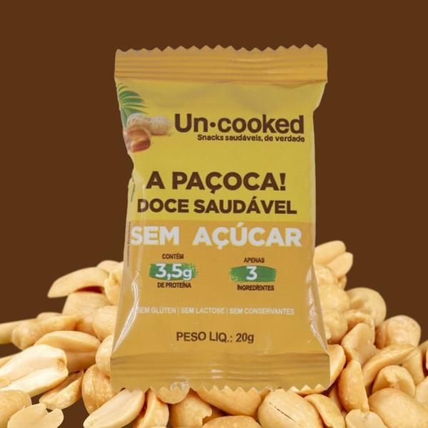 Imagem de Paçoca sem açúcar 20g - un.cooked