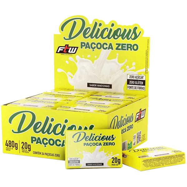 Imagem de Paçoca Zero Açúcar Ftw Wheyzinho Delicious Ftw 480g