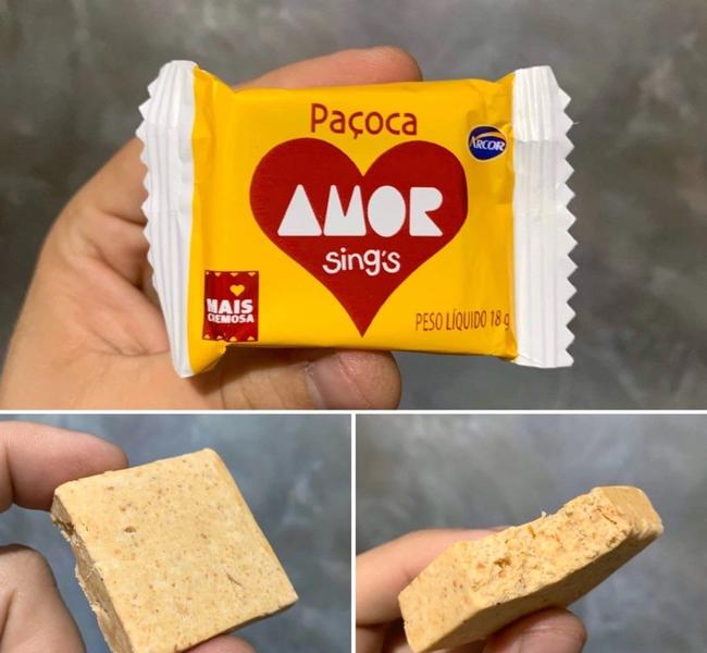 Paçoquinha Amor Sings Arcor 18g Display Com 30 Unidades Doce Atacado Imagem de Paçoquinha Amor Sings Arcor 18g Display Com 30 Unidades Doce Atacado