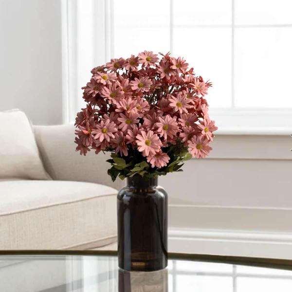 Pacote 15 Buquês de Margaridas Flores Artificiais de Alta Qualidade Direto do Distribuidor - DE4423 - Decora Flores Artificiais Imagem de Pacote 15 Buquês de Margaridas Flores Artificiais de Alta Qualidade Direto do Distribuidor - DE4423
