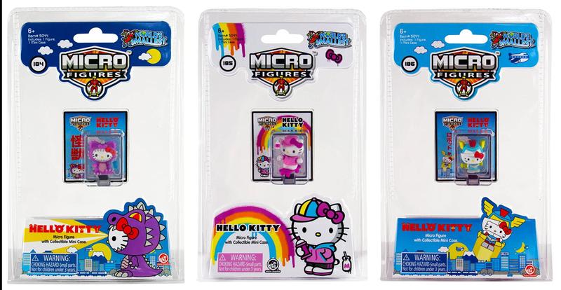 Imagem de Pacote 2 x 3 da série Hello Kitty mais pequeno do mundo da Micro Figures