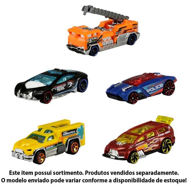 Imagem de Pacote 5 Carrinhos Hot Wheels - Sortidos - Mattel