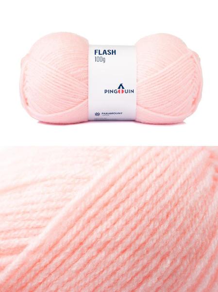 Pacote 5 Fio/Lã Acrílico Pingouin Flash 100g TEX 500 200m (total 500g) Imagem de Pacote 5 Fio/Lã Acrílico Pingouin Flash 100g TEX 500 200m (total 500g)