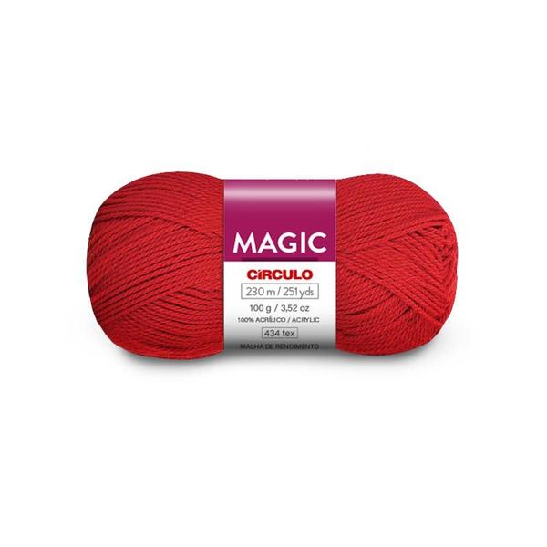 Imagem de Pacote 5 Lã Magic 100g Circulo Tex 434 230 metros 100% acrilico (cores vibrantes)