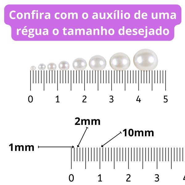 Imagem de Pacote 500 gramas Meia Pérola Preta Artesanato 6 8 10 12 mm