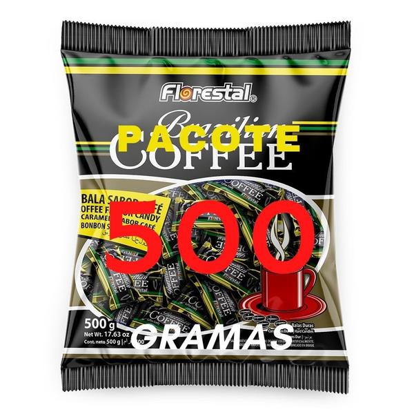 Imagem de Pacote Balas Dura de Café Brazilian Coffe Florestal 500g