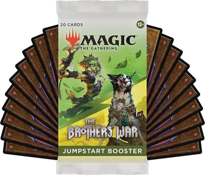 Pacote Booster Magic The Gathering Brothers' War Jumpstart - Wizards of the Coast Imagem de Pacote Booster Magic The Gathering Brothers' War Jumpstart
