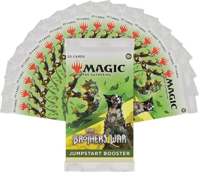 Pacote Booster Magic The Gathering Brothers' War Jumpstart - Wizards of the Coast Imagem de Pacote Booster Magic The Gathering Brothers' War Jumpstart
