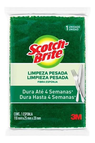 Imagem de Pacote Com 10 Esponja Multiuso Scotch Brite 3M - Lava Louças