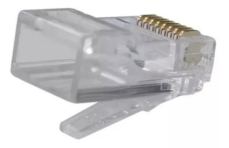 Imagem de Pacote Com 100 Rj45 Cat5E Furukawa Sohoplus O Melhor Rj45