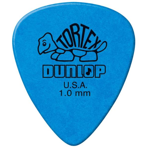 Imagem de Pacote Com 12 Palhetas Tortex 1.00mm Azul Dunlop