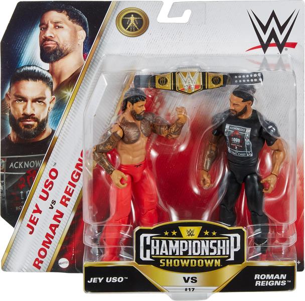 Imagem de Pacote com 2 bonecos de ação Mattel WWE Main Event Championship