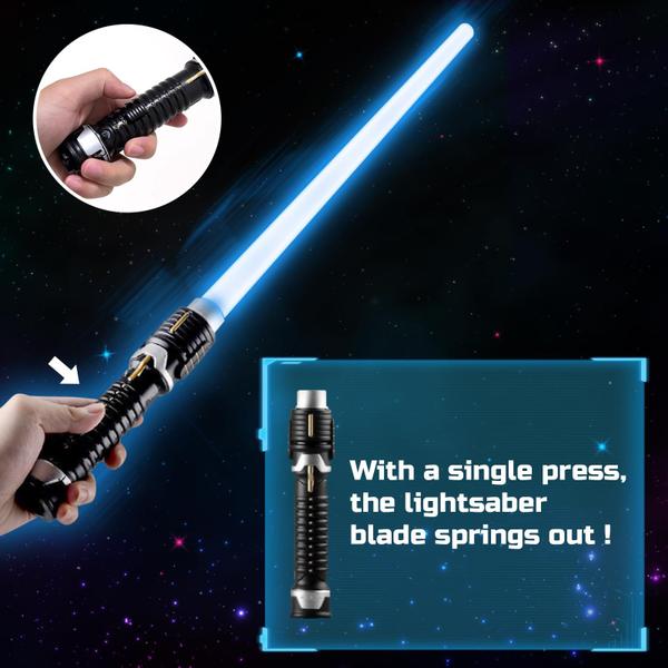 Imagem de Pacote com 2 LEDs retráteis Light Sabre Symee 2024 para crianças