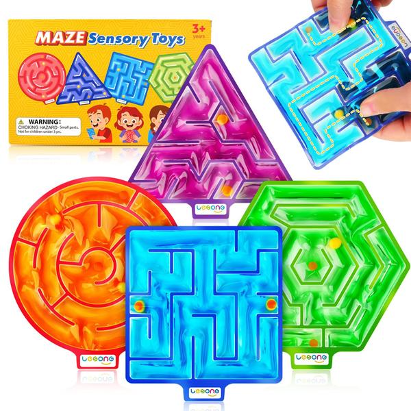 Pacote com 4 brinquedos Squishy Toys LESONG Sensory Fidget Toys para crianças Imagem de Pacote com 4 brinquedos Squishy Toys LESONG Sensory Fidget Toys para crianças