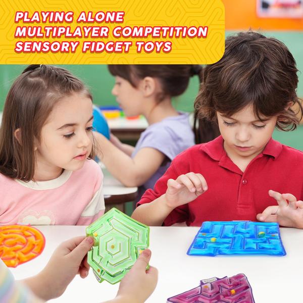 Pacote com 4 brinquedos Squishy Toys LESONG Sensory Fidget Toys para crianças Imagem de Pacote com 4 brinquedos Squishy Toys LESONG Sensory Fidget Toys para crianças