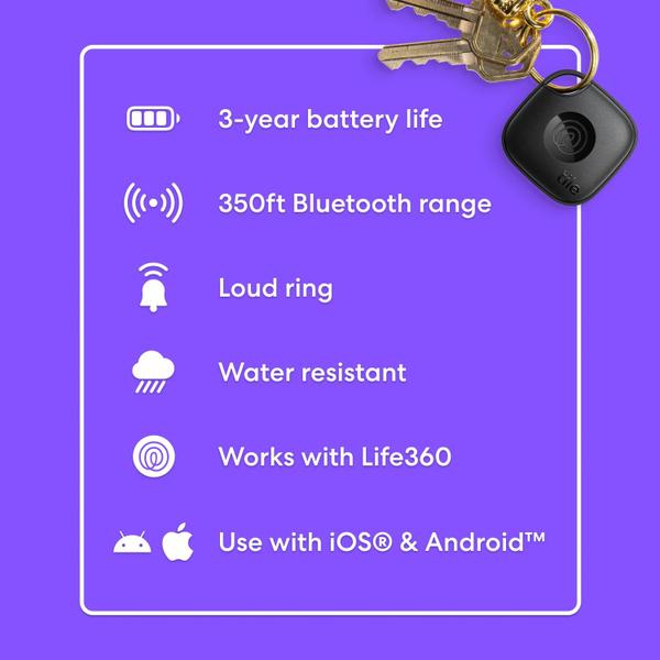 Imagem de Pacote com 4 monitores Bluetooth da Life360 Mate (2024)