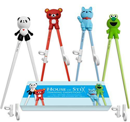 Imagem de Pacote com 4 pauzinhos de treinamento House of Stix Kids Animals