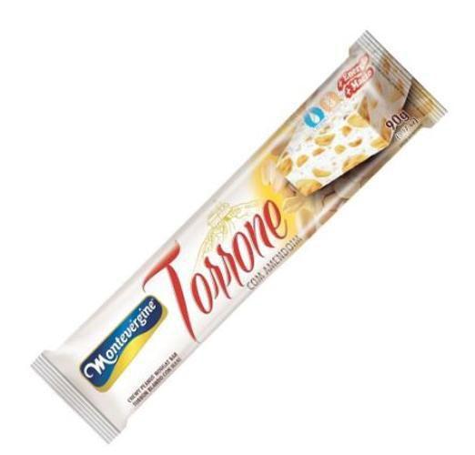 Pacote Com 48 Unidades Torrone Amendoim 90G - Montevérgine Imagem de Pacote Com 48 Unidades Torrone Amendoim 90G - Montevérgine