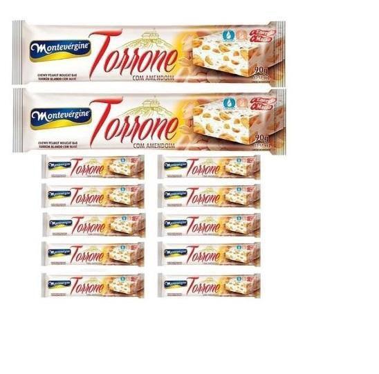 Pacote Com 48 Unidades Torrone Amendoim 90G - Montevérgine Imagem de Pacote Com 48 Unidades Torrone Amendoim 90G - Montevérgine