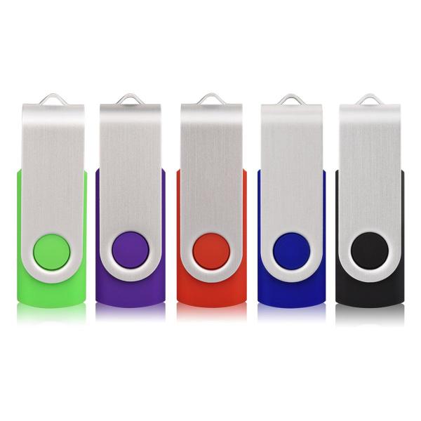 Imagem de Pacote com 5 unidades flash USB RAOYI de 32 GB, USB 2.0, Mem