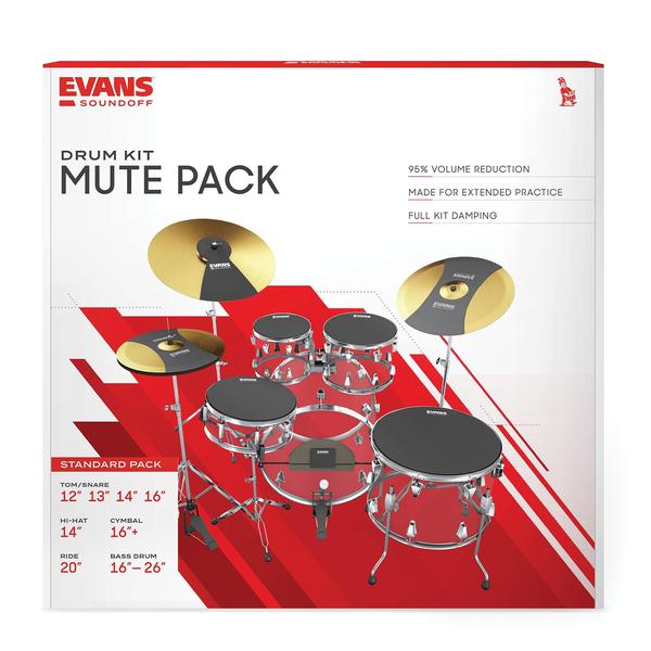 Imagem de Pacote com 8 caixas completas Drum Mute Pads Evans Soundoff