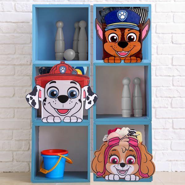 Imagem de Pacote combinado de decoração de itens essenciais para salas de armazenamento Paw Patrol Kids