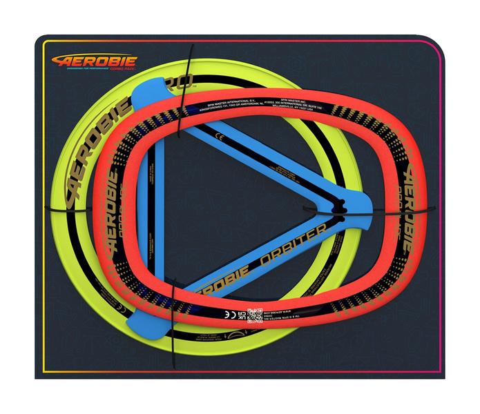 Imagem de Pacote combinado Toy Aerobie de 3 peças Flying Ring para crianças de 5 anos ou mais