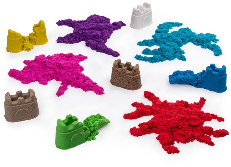 Imagem de Pacote de 10 cores Kinetic Sand Castle Containers