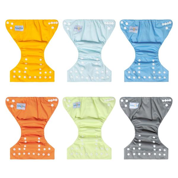 Imagem de Pacote de 13 fraldas de pano babygoal Newborn para 2,3-5,4 kg com Acc