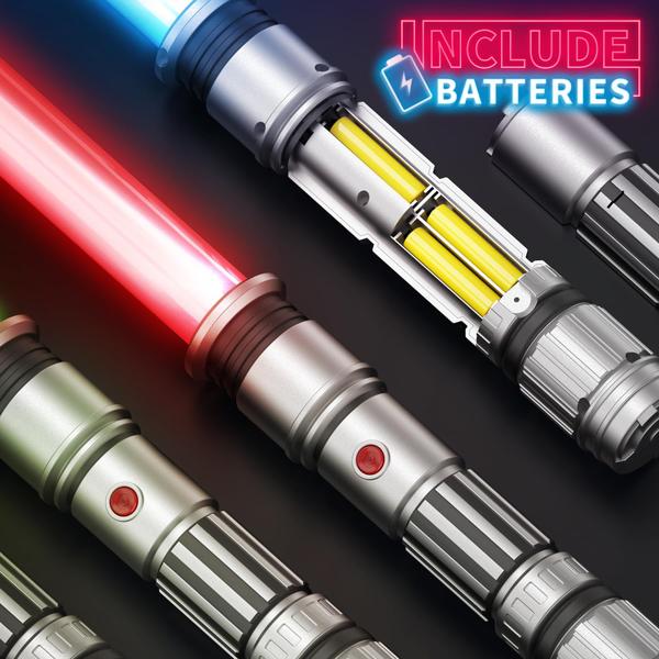 Imagem de Pacote de 4 Light Up Sword Sabre Bakatatoyz com sons FX para crianças