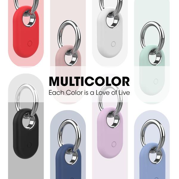 Pacote de 4 suportes SmartTag2 compatível com Samsung Galaxy SmartTag2 - Pautas Imagem de Pacote de 4 suportes SmartTag2 compatível com Samsung Galaxy SmartTag2