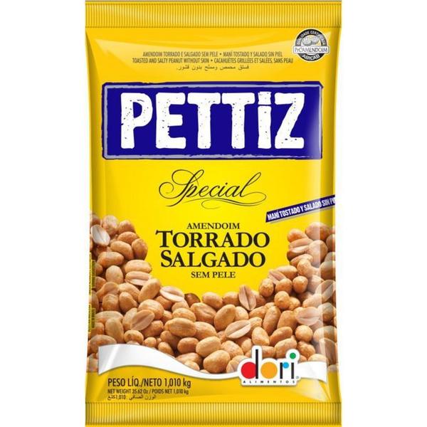 Pacote de Amendoim Pettiz Special Torrado e Salgado Sem Pele - Dori Imagem de Pacote de Amendoim Pettiz Special Torrado e Salgado Sem Pele