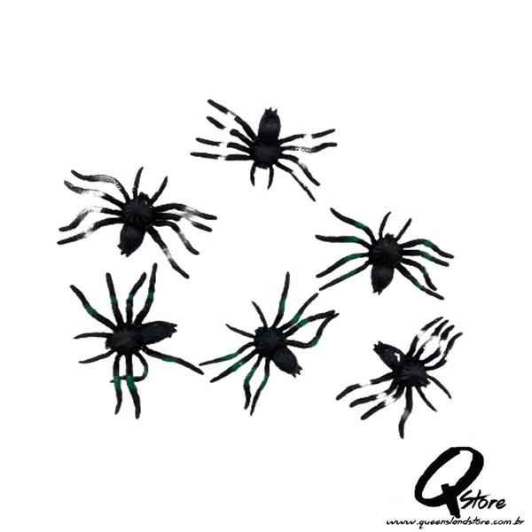 Imagem de Pacote de Aranha c/ 6 Unidades - Borracha