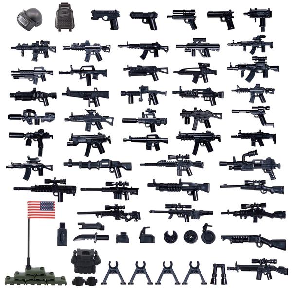 Imagem de Pacote de armas de brinquedo VICVIK U.S. Segunda edição com mais de 50 peças